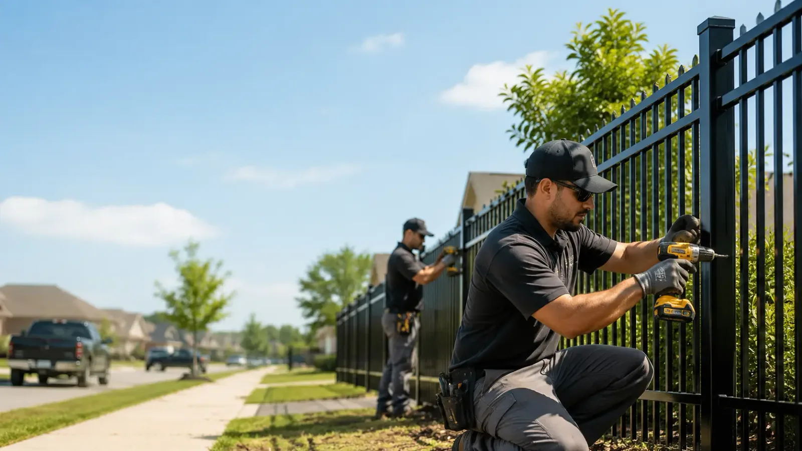 Metal Fence Installation in Knoxville, IL